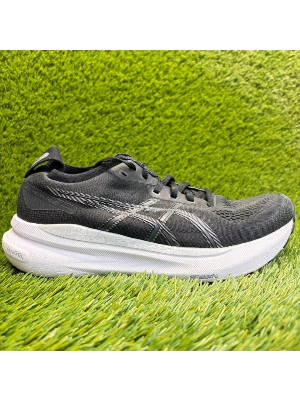 Asics Gel-Kayano 31 Womens Size 8.5 Black White Athletic Running Shoes Sneakers